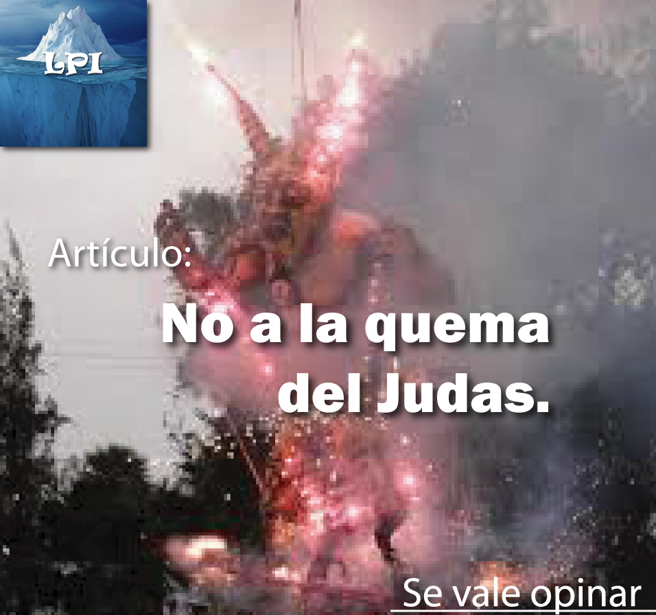 No a la quema del Judas